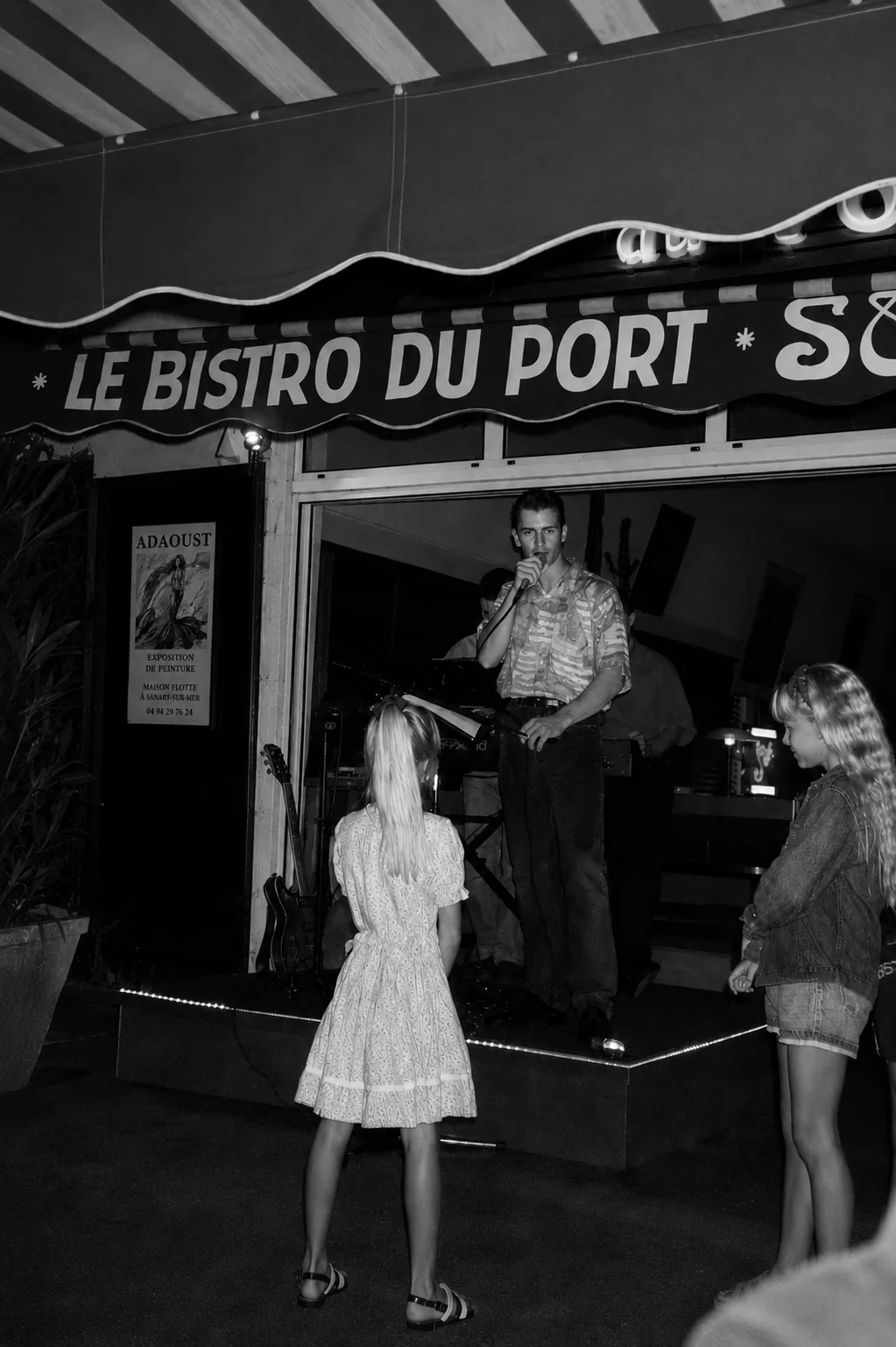 Papylou au Bistro du Port dans les années 90