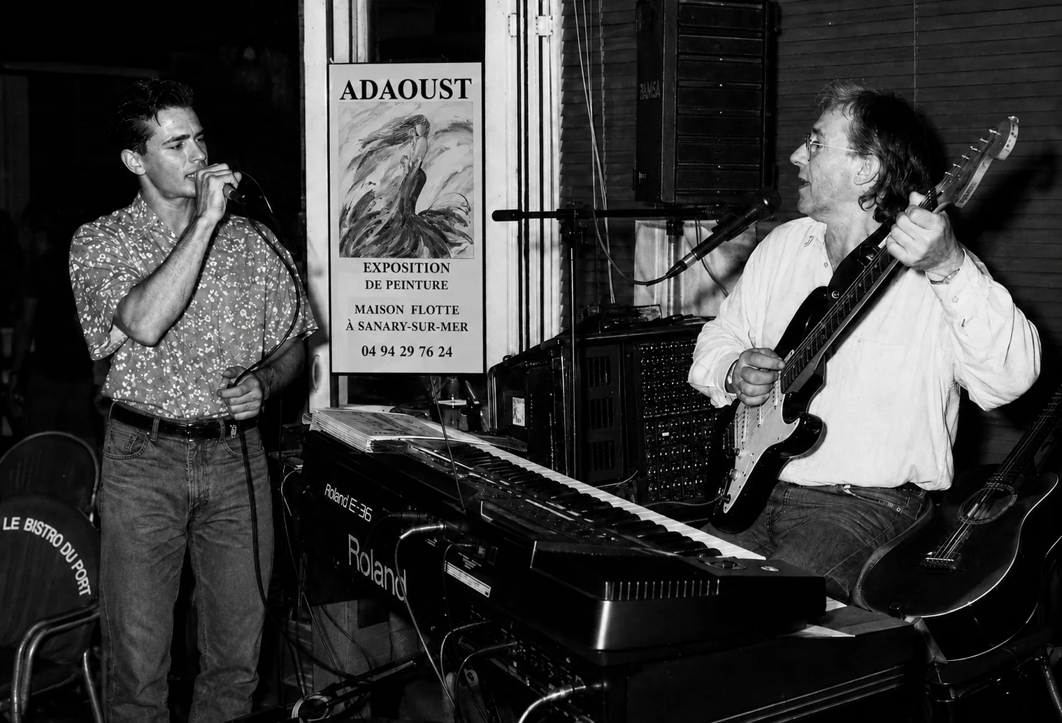 Papylou chanteur dans les années 90 avec Tony
