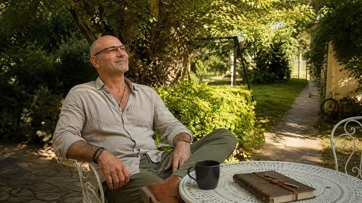 Papylou dans le jardin